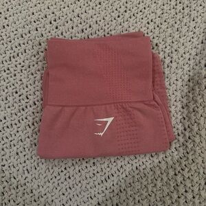 Gymshark High-Waisted Seamless Shorts in Mauve Pink
